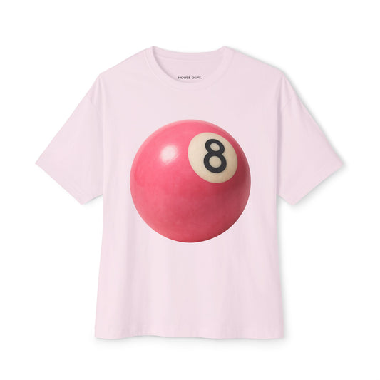 Pink 8-ball - Oversized tee