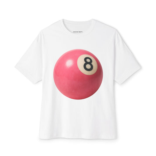Pink 8-ball - Oversized tee